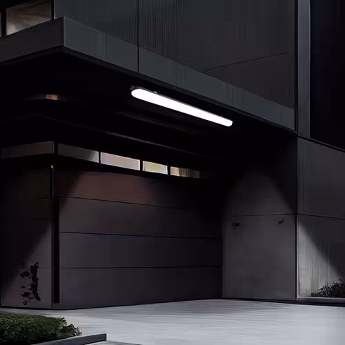 LED Wannenleuchte in länglicher Form